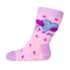 Dojčenské ponožky New Baby s ABS ružové so srdiečkom sweet  pre dievčatá  80% bavlna