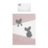 3-dielne posteľné obliečky Belisima Mouse 90/120 ružové  pre dievčatá 100% bavlna|Kolotočík.sk