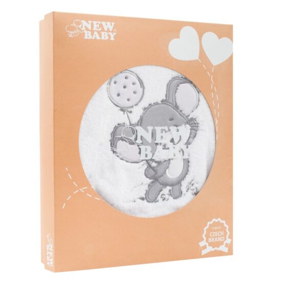 14-dielna luxusná dojčenská súprava New Baby Little Mouse v EKO krabičke