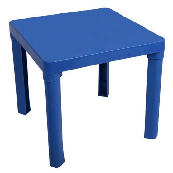 Detský záhradný nábytok – Plastový stôl modrý bez obrázku