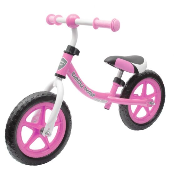 Detské odrážadlo bicykel TWIST ružové