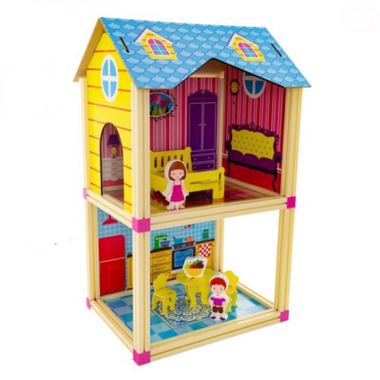 Malý domček pre bábiky Euro Baby – modrý