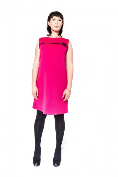 Tehotenské šaty / tunika DIOR – amarant