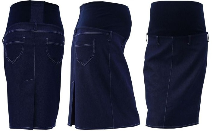Tehotenská sukňa jeans SOMI – jeans