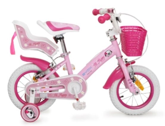 Detský bicykel Puppy 12, ružové