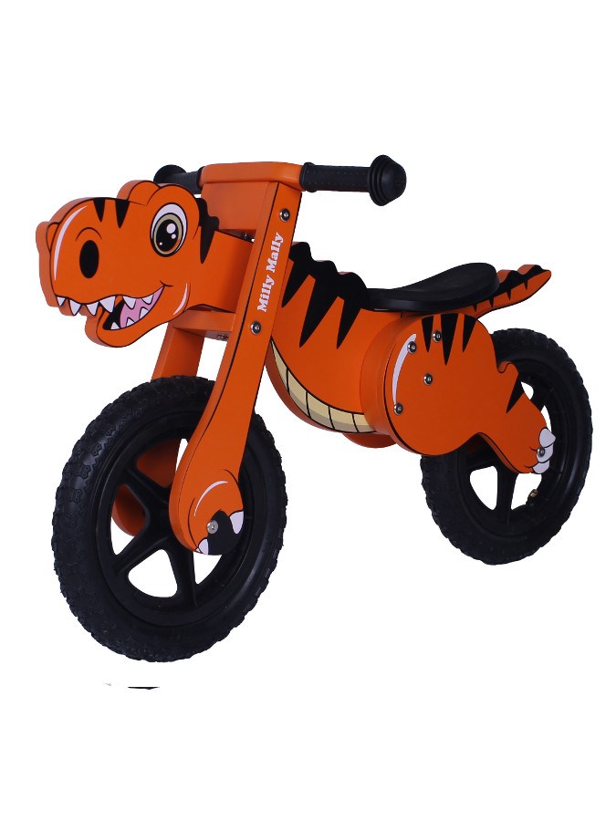 Detské odrážadlo-bicykel Milly Mally DINO orange
