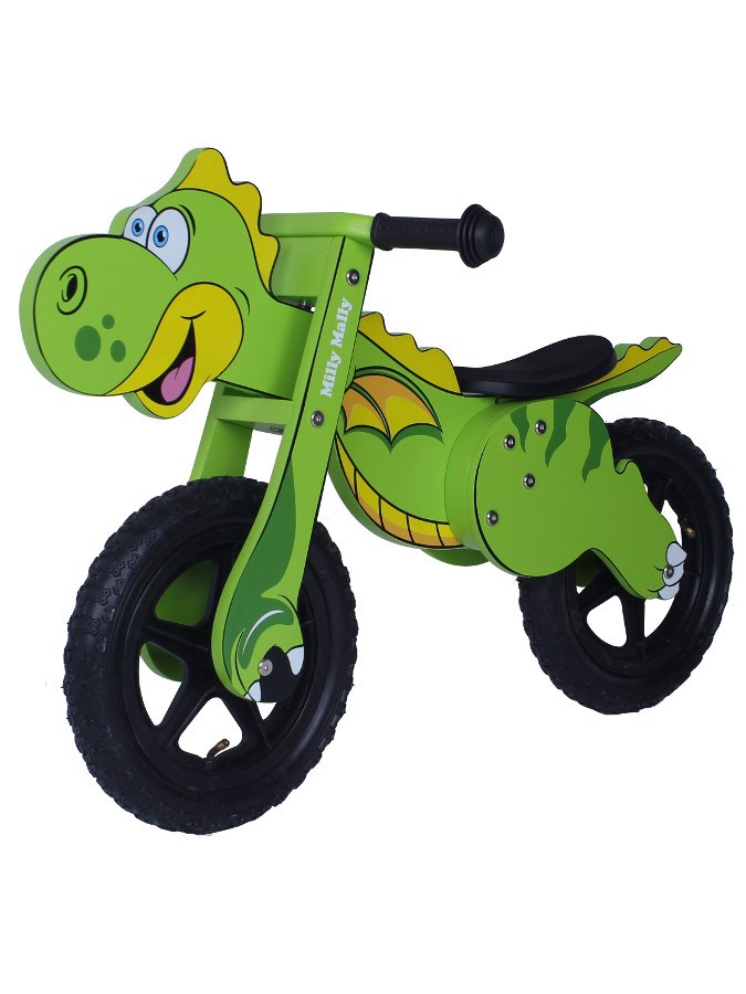 Detské odrážadlo-bicykel Milly Mally DINO green
