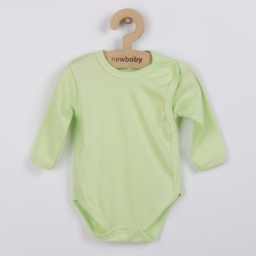 Dojčenské body celorozopínacie New Baby Classic zelené