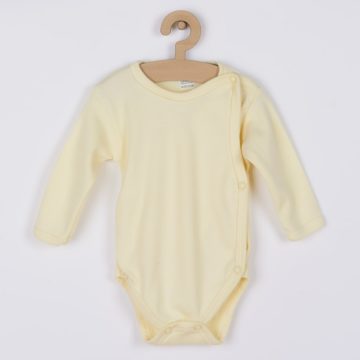 Dojčenské body celorozopínacie New Baby Classic žlté