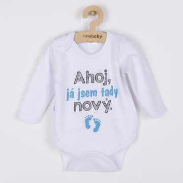 Body s potlačou New Baby Ahoj