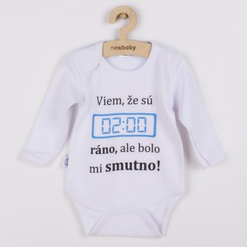 Body s potlačou New Baby 02:00 hodiny ráno