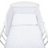 3-dielne posteľné obliečky New Baby 90/120 cm biele sivé hviezdičky