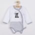 Dojčenské bavlnené celorozopínacie body New Baby Zebra exclusive