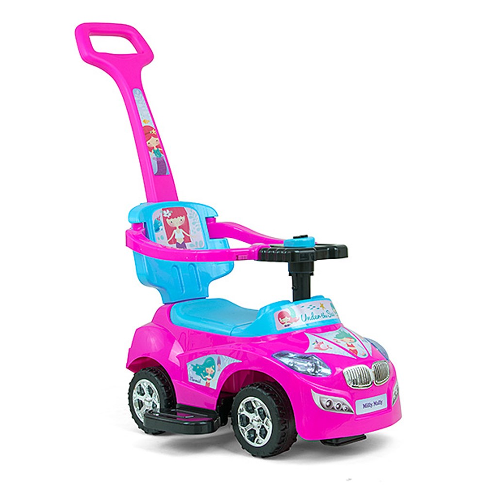 Detské vozítko 2v1 Milly Mally Happy pink-blue