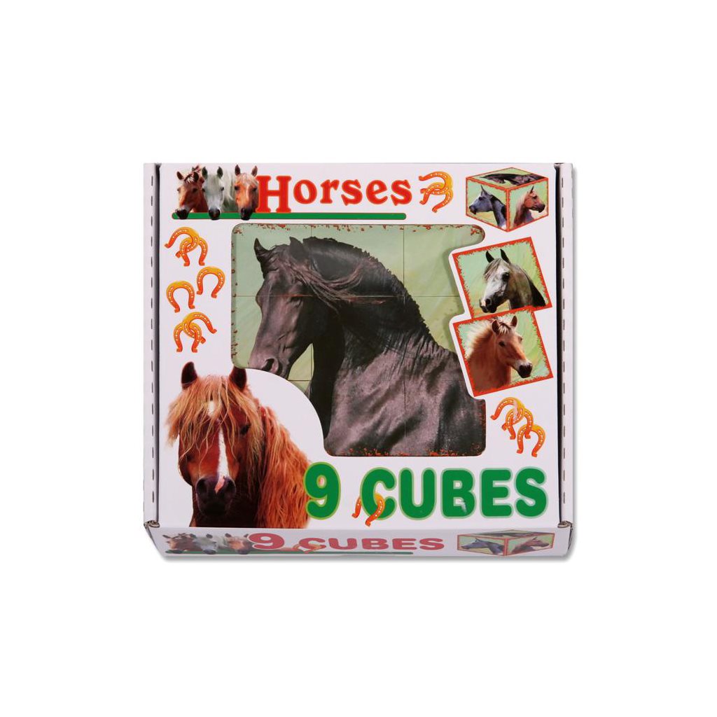 Skladacie obrázkové kocky Horses