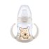 Dojčenská fľaša na učenie NUK Medvedík Pú s kontrolou teploty 150 ml béžová medvedík