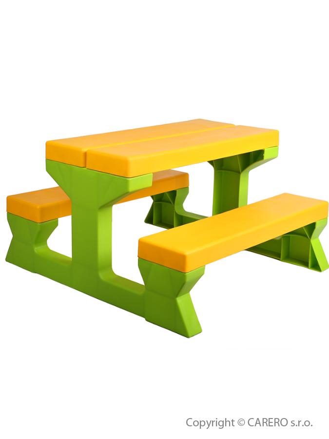 Detský záhradný nábytok – Stôl a lavičky